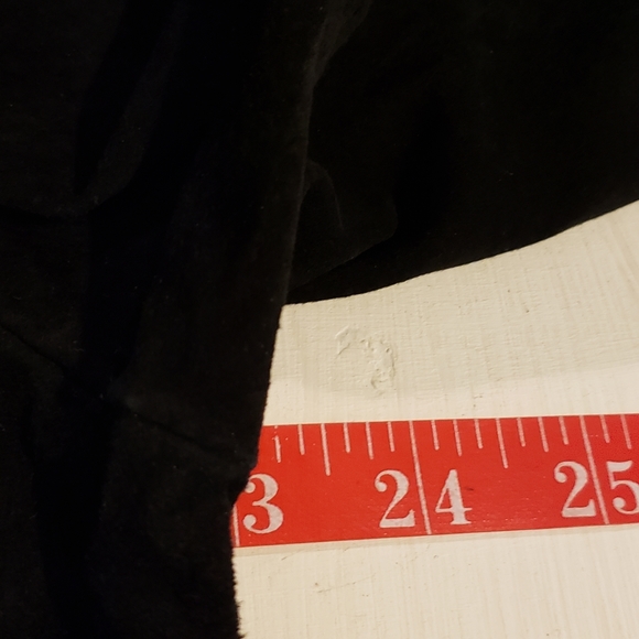 Denim & Co black suede button down jacket - Picture 4 of 5